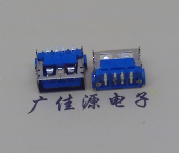 上海usb2.0接口 AF短体10.0母座 卧式直边 连接器插座