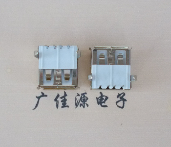 上海usb AF90度插座14.0mm耐高温LCP半包胶芯