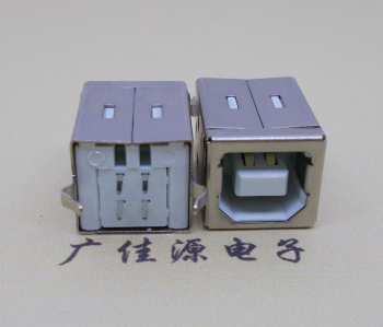 上海USB BF180度母座 打印机接口 立式直插带赛