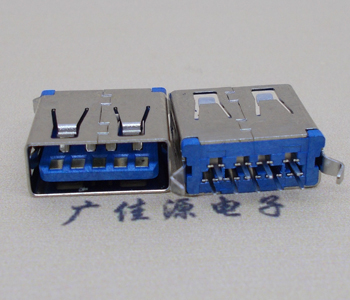 上海USB 2.0接口USB10.0母座180度直边/弯脚