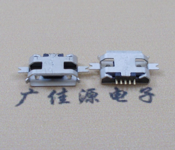 上海MICRO USB 5P接口 沉板1.2贴片 卷边母座