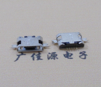 上海MICRO USB B型口 两脚SMT沉板0.7/1.0/1.6直边