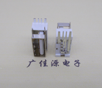上海USB侧立式短体10.0尺寸 侧插加宽脚5A大电流插座