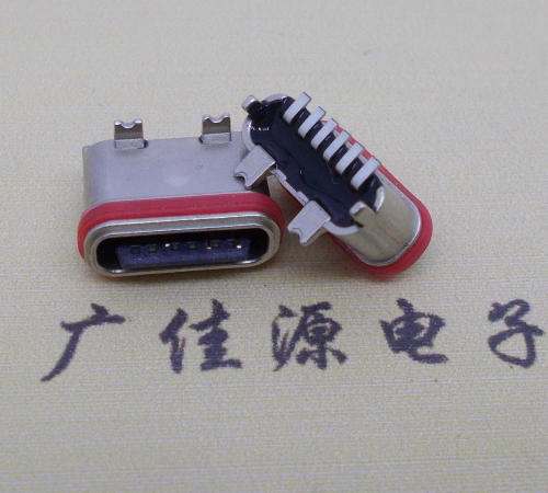 上海立式贴片防水Type-C6P母座连接器