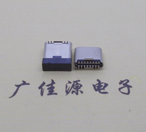 上海立贴拉伸卷边type-c16p公头长7.2mm