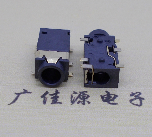 上海PJ-342耳机2.5/3.5音频插座六脚贴片双柱